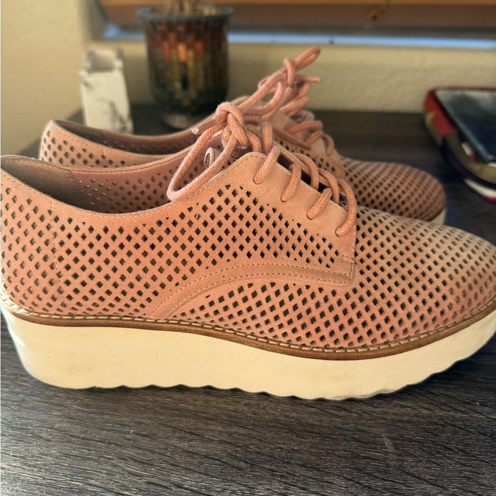 Women's Pink Platform Sneakers